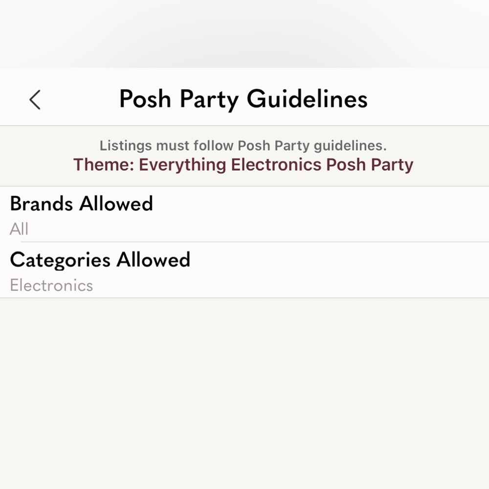I’m Co-hosting “Everything Electronics Posh Party”tonight April 5th @7:00pm EST! - Picture 3 of 3